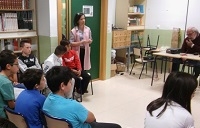 Presentación de la radioaficion en el colegio San Jose de Serra